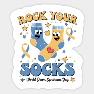 Rock Your Socks – World Down Syndrome Awareness Day Sticker